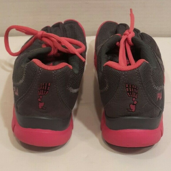 Fila Skele Toes Sneakers Pink/Gray Size 6 M - Picture 2 of 8